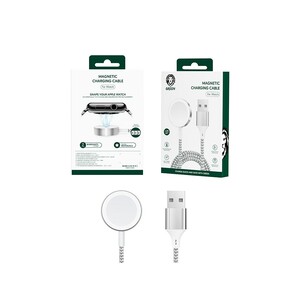 کابل شارژ مگنتی اپل واچ 1.2 متری گرین Green Apple Watch Magnetic Charging Cable 1.2m