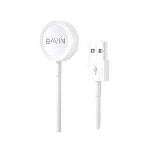 شارژر مگنتی اپل‌واچ یک متری باوین BAVIN Apple Watch Wireless Charger 1/2/3/4/5/6 Nike+ Edition Hermes CB-234