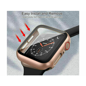 محافظ صفحه نمایش اپل‌واچ سری 7 راک Rock Integrated Protective Case And Film for Apple Watch 7 41mm