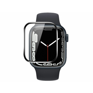 محافظ صفحه نمایش اپل واچ 41 میلی‌متری سری 7 کوتتسی Coteetci iWatch7 frame full Glue tempered glass 24002-41