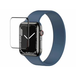 محافظ صفحه نمایش اپل واچ 41 میلی‌متری سری 7 کوتتسی Coteetci iWatch7 frame full Glue tempered glass 24002-41