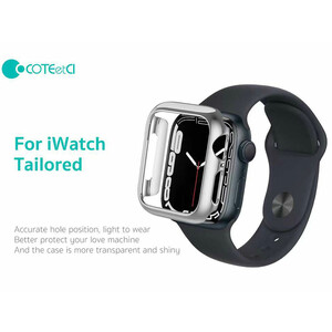 خرید قاب محافظ اپل واچ سری 7 کوتتسی Coteetci iwatch protective case iWatch 7 25006-BK