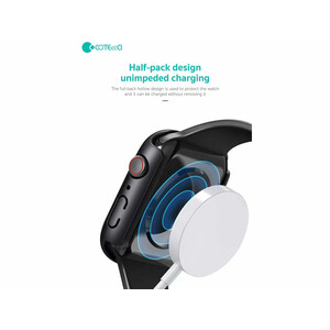 قسمت قاب محافظ اپل واچ سری 7 کوتتسی Coteetci glass hard shell iWatch 7 25003-45