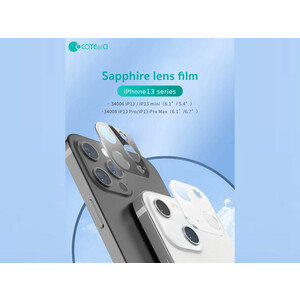خرید محافظ لنز دوربین آیفون آیفون 13 مینی کوتتسی Coteetci sapphire lens film iphone 13/13mini 34006-BK