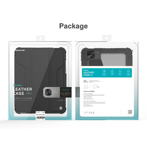 کیف بامپردار آیپد 10 /10.9نیلکین Nillkin Apple iPad 10/10.9 2022 Bumper Leather Case Pro