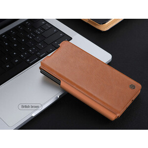 کاور کلاسوری سامسونگ زد فولد 5 نیلکین Nillkin Samsung Galaxy Z Fold 5/W24 Qin Pro leather case