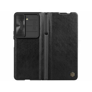 کیف محافظ سامسونگ زد فولد 5 نیلکین Nillkin Samsung Galaxy Z Fold 5/W24 Qin Pro leather case
