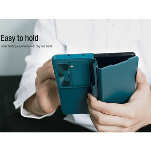 کیف محافظ سامسونگ زد فولد 5 نیلکین Nillkin Samsung Galaxy Z Fold 5/W24 Qin Pro leather case