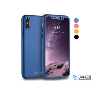 کاور گوشی ورسون آیفون مدل 360 درجه Vorson Ultra-thin 360 Full Protection Case iPhone X