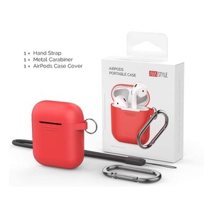 کاور ژله ای سیلیکونی قلاب دار ایرپاد AHA Style PT06WE Silicone jelly Case Airpods 2/1