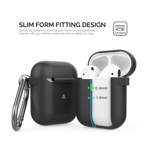 کاور ژله ای سیلیکونی قلاب دار ایرپاد AHA Style PT06WE Silicone jelly Case Airpods 2/1