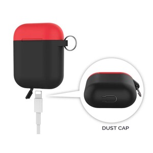 کاور سیلیکونی دو درب ایرپاد AHAStyle PT46 Case Airpods 1/2