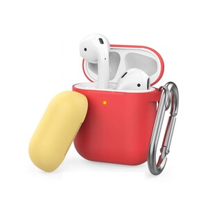 کاور سیلیکونی دو درب ایرپاد AHAStyle PT46 Case Airpods 1/2