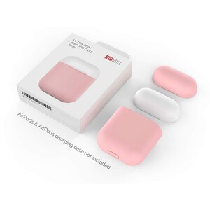 کاور سیلیکونی دو درب ایرپاد AHAStyle Ultra Thin Airpods Case