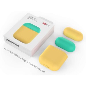 کاور سیلیکونی دو درب ایرپاد AHAStyle Ultra Thin Airpods Case