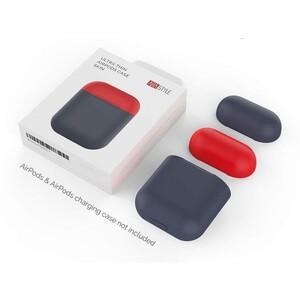 کاور سیلیکونی دو درب ایرپاد AHAStyle Ultra Thin Airpods Case