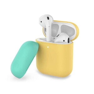 کاور سیلیکونی دو درب ایرپاد AHAStyle Ultra Thin Airpods Case