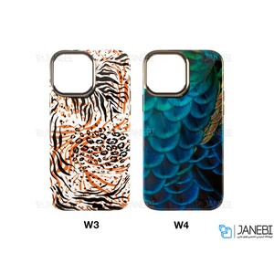 قاب طرح حیوانات آیفون 13 پرو مکس کجسا Kajsa iPhone 13 Pro Max Shild Plus Wild Case