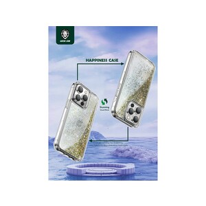 قاب آکواریومی آیفون 14 پرو گرین Green iPhone 14 Pro Aquarium Happiness Case