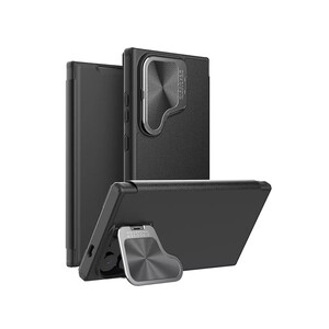 کیف کویین سامسونگ اس 24 اولترا نیلکین Qin Prop Leather
