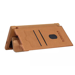 کیف کتابی سامسونگ اس 24 اولترا نیلکین Qin Prop Leather