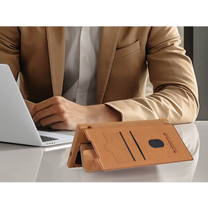 قیمت کیف کویین سامسونگ اس 24 اولترا نیلکین Qin Prop Leather