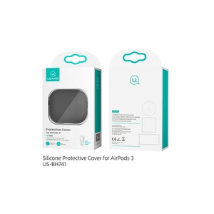 فروش کاور سیلیکونی ایرپاد 3 اپل برند یوسامز USAMS BH741 Protective TPU Case For AirPods 3