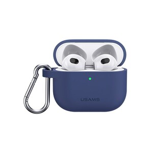 کیفیت کاور سیلیکونی ایرپاد 3 اپل برند یوسامز USAMS BH741 Protective TPU Case For AirPods 3