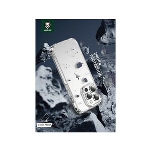قاب ضد ضربه آیفون 14 پرو گرین Green iphone 14 Pro Crystal Clear Anti-Shock Case