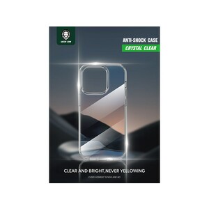 قاب ضد ضربه آیفون 14 پرو گرین Green iphone 14 Pro Crystal Clear Anti-Shock Case