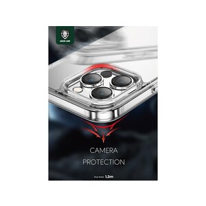 قاب ضد ضربه آیفون 14 پرو گرین Green iphone 14 Pro Crystal Clear Anti-Shock Case