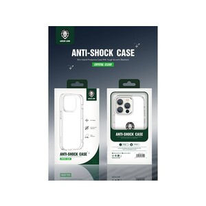 قاب ضد ضربه آیفون 14 پرو گرین Green iphone 14 Pro Crystal Clear Anti-Shock Case