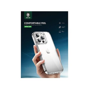 قاب ضد ضربه آیفون 14 پرو گرین Green iphone 14 Pro Crystal Clear Anti-Shock Case