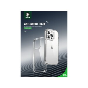 قاب ضد ضربه آیفون 14 پرو گرین Green iphone 14 Pro Crystal Clear Anti-Shock Case