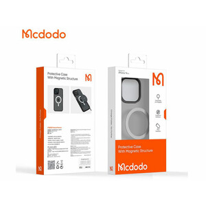 قاب محافظ مگ سيف آیفون 14 پرو نیمه شفاف مک دودو Mcdodo PC-3101 Apple iPhone 14 Plus Magsafe Case