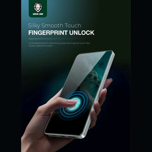 گلس 9H  گرین لاین green lion سری Crystal مدل  S26 Ultra با اثر انگشت