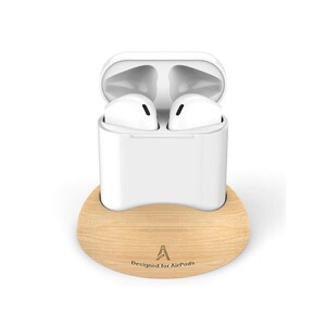 استند چوبی رومیزی ایرپاد نسل دو AHAStyle Wooden PT16 Airpods 2nd generation Stand