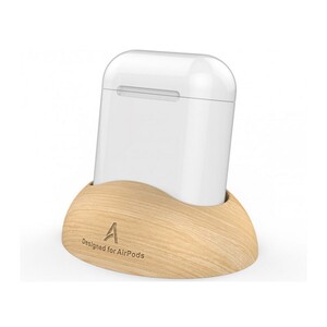 استند چوبی رومیزی ایرپاد AHAStyle Wooden PT16 Airpods Stand