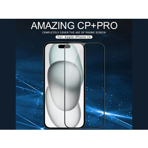 محافظ صفحه نمایش شیشه ای نیلکین Nillkin Apple iphone 15 CP+Pro tempered glass