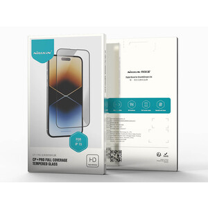 محافظ صفحه نمایش شیشه ای نیلکین Nillkin Apple iphone 15 CP+Pro tempered glass