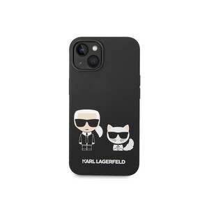 قاب سیلیکونی آیفون 14 پلاس طرح گربه و کارل CG Mobile iphone 14 Plus Cat Karl Lagerfeld Silicone Case