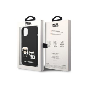 قاب سیلیکونی آیفون 14 پلاس طرح گربه و کارل CG Mobile iphone 14 Plus Cat Karl Lagerfeld Silicone Case