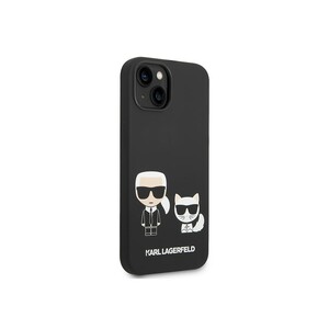 قاب سیلیکونی آیفون 14 پلاس طرح گربه و کارل CG Mobile iphone 14 Plus Cat Karl Lagerfeld Silicone Case