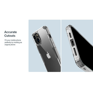 بهترین قاب محافظ ژله ای آیفون 15 نیلکین Nillkin Nature TPU Pro Series case for Apple iPhone 15