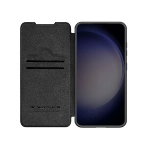 بهترین کیف محافظ سامسونگ اس 24 نیلکین Nillkin Qin Prop Leather case for Samsung Galaxy S24