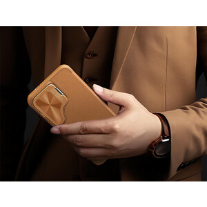 فروش کیف محافظ سامسونگ اس 24 نیلکین Nillkin Qin Prop Leather case for Samsung Galaxy S24