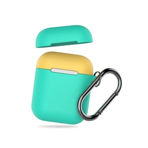 کاور سیلیکونی دو درب قلاب دار ایرپاد AHAStyle Ultra Airpods Case