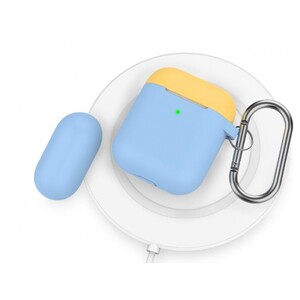 کاور سیلیکونی دو درب قلاب دار ایرپاد AHAStyle Ultra Airpods Case