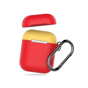 کاور سیلیکونی دو درب قلاب دار ایرپاد AHAStyle Ultra Airpods Case