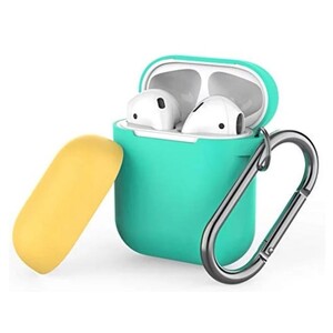 کاور سیلیکونی دو درب قلاب دار ایرپاد AHAStyle Ultra Airpods Case